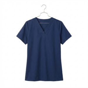likralı v yaka konforlu cerrahi forma Üstü