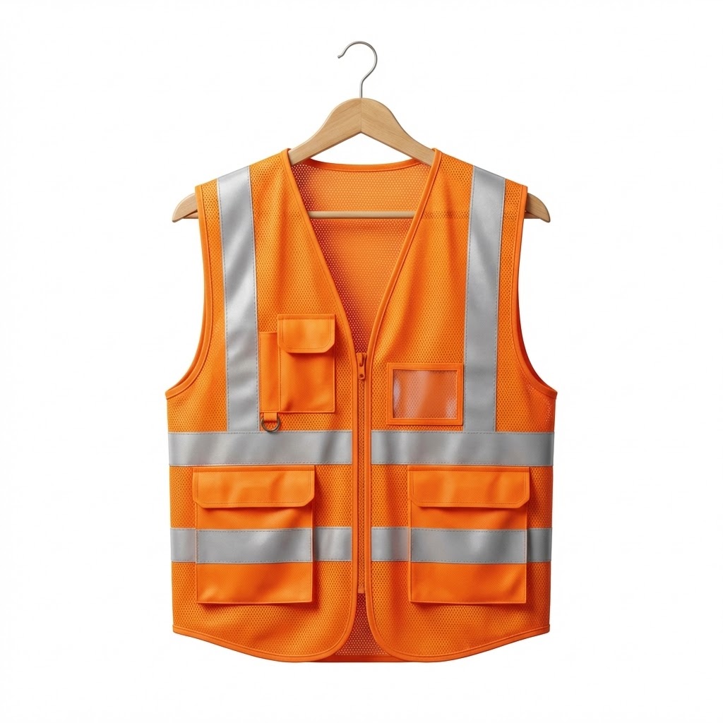 Çok cepli yüksek görünürlüklü mühendis ve Şantiye Şefi yeleği Çok cepli yüksek görünürlüklü mühendis ve Şantiye Şefi yeleği